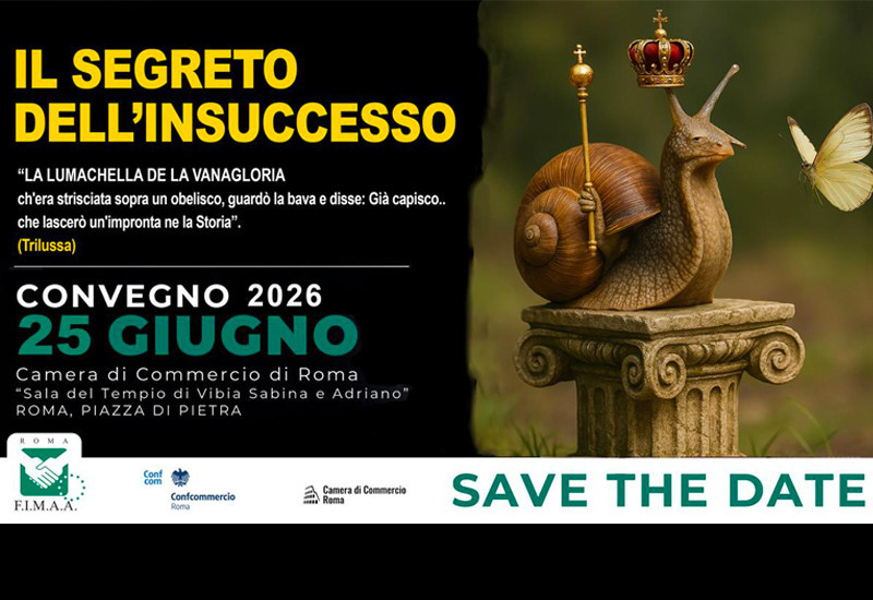 Convegno FIMAA Roma 2026 il 25 giugno presso la Camera di Commercio di Roma. Evento dedicato al settore immobiliare, agenti immobiliari e professionisti del real estate.