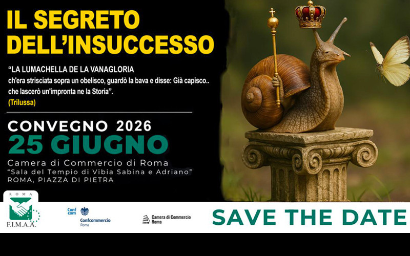FIMAA Roma: il 25 giugno 2026 il convegno immobiliare alla Camera di Commercio di Roma
