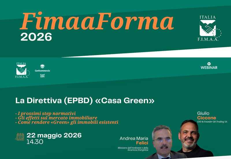 FIMAA Forma 2026: focus sulla Direttiva “Casa Green” e il futuro degli immobili efficienti