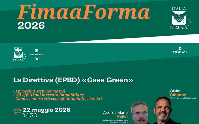 FIMAA Forma 2026: focus sulla Direttiva “Casa Green” e il futuro degli immobili efficienti